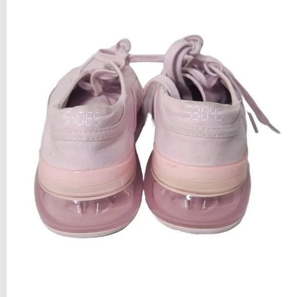 SHOES 53045 Sneak' Air Unisex Size Pink Low Top Translucent Sole Sneaker… - Picture 5 of 6